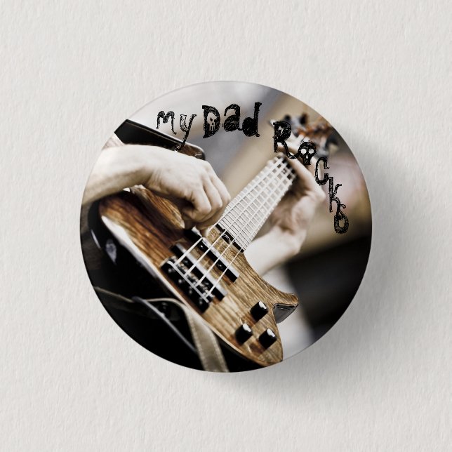 Meine Vater-Felsen Button (Vorderseite)