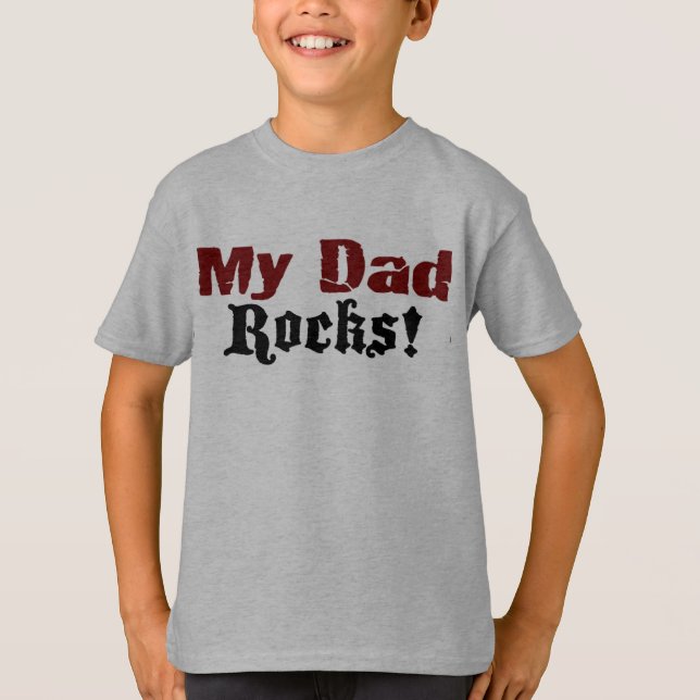 Meine Vater-Felsen T-Shirt (Vorderseite)
