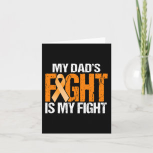 Meine Vater kämpfen gegen meine Leukämie-Bewusstse Karte