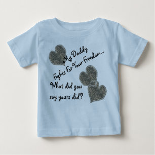 Meine Vati-Kämpfe für Ihre Freiheit Baby T-shirt