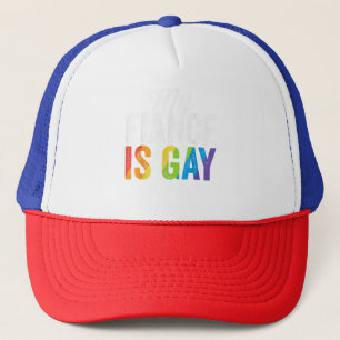 Meine Verlobte ist schwules Shirt LGBT Gay Pride H Truckerkappe