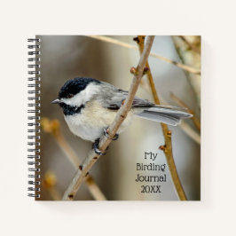 Meine Vogelbeobachtung Journal Chickadee Spiral No Notizbuch