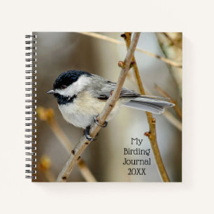 Meine Vogelbeobachtung Journal Chickadee Spiral No Notizbuch