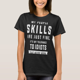 Meine Volkskompetenz ist nur ein schöner sarkastis T-Shirt