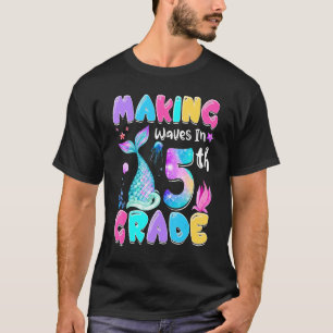 Meine Waagen in 5. Klasse Mermaid zurück nach Scho T-Shirt