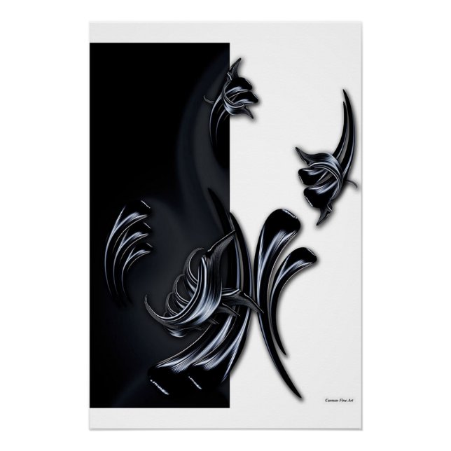 "Meine wachsende Prognose", glänzendes Poster (Vorderseite)