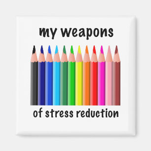 Meine Waffen zur Stressreduktion für Coloristen Magnet