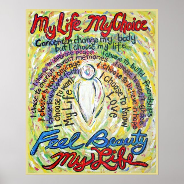 Meine Wahl Mein Life Poster Print (Vorne)