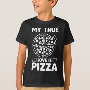 Meine wahre Liebe ist Pizza - Funny Valentine Day T-Shirt
