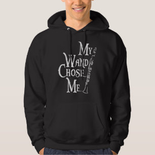 Meine Wand wählte mich Klarinettenmusikinstrument Hoodie