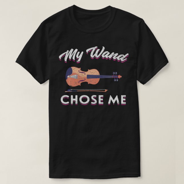 Meine Wand wählte mir Violinpullover T-Shirt (Design vorne)