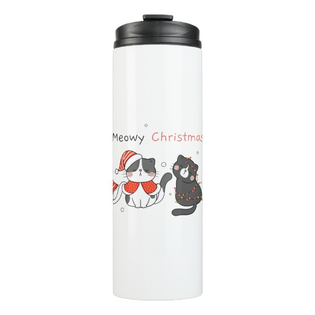 Meine Weihnachten! Thermobecher Thermosbecher (Vorderseite)