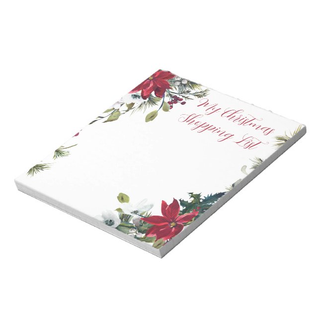 Meine Weihnachts-Einkaufsliste Notizblock (Rotiert)