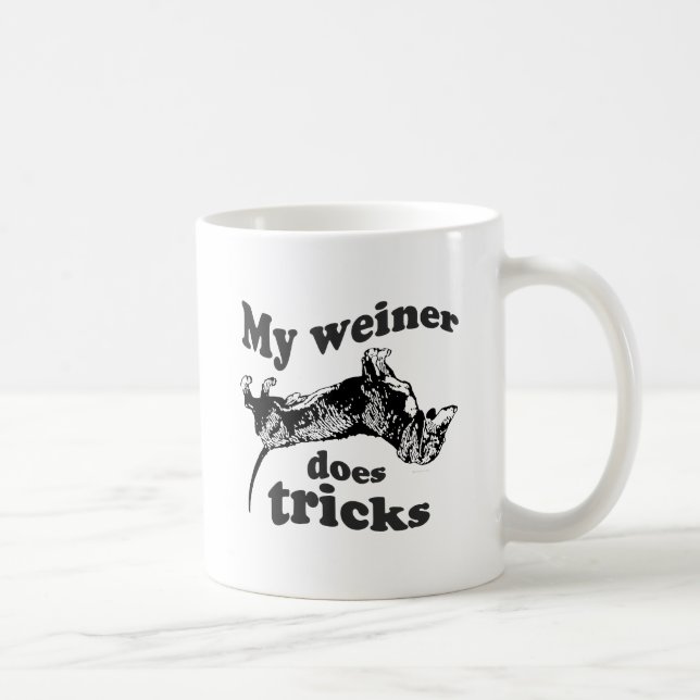MEINE WEINER DOES TRICKS KAFFEETASSE (Rechts)