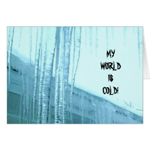 MEINE WELT IST KALT, OHNE DICH!