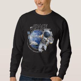 Meine Weltraumspaziergang-Reise (Dunkelmodus) | Mä Sweatshirt