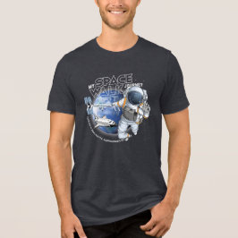 Meine Weltraumspaziergang-Reise (Dunkelmodus) | Mä Tri-Blend Shirt