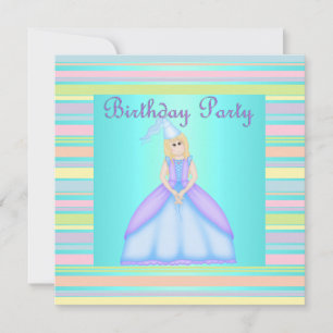 MEINE WENIGE PRINCESS GEBURTSTAGSPARTEINVITATION2 EINLADUNG
