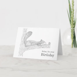 "Meine wertvolle" Personalisierte Geburtstagskarte Dankeskarte