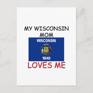 Meine Wisconsin-Mama-Lieben Postkarte