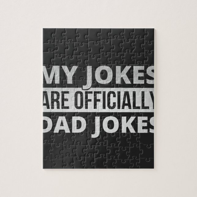 Meine Witze sind Witze von Vater Puzzle (Vertikal)