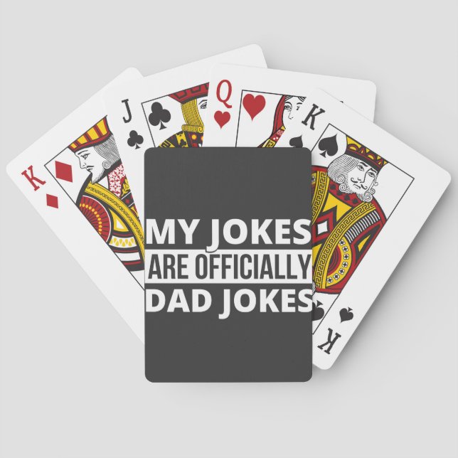 Meine Witze sind Witze von Vater Spielkarten (Rückseite)