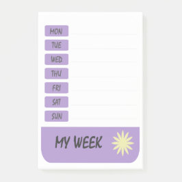 Meine Wochenzeitschrift Post-it Klebezettel