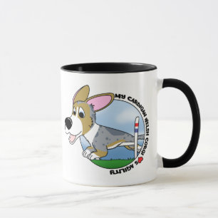 Meine Wolljacken-Walisercorgi-Liebe-Agility-Tasse Tasse