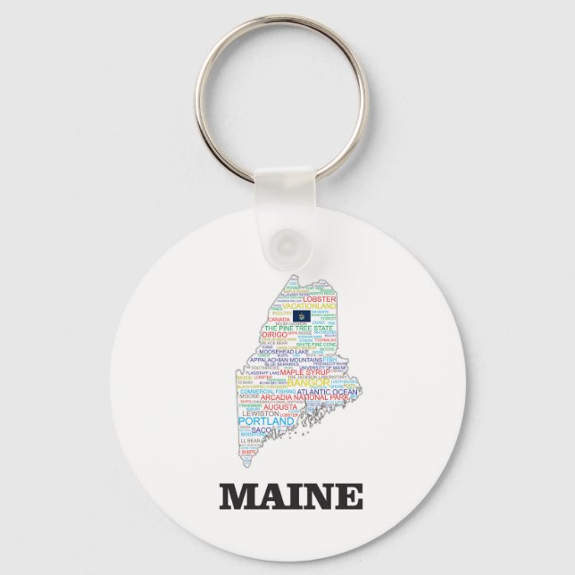 MEINE WORD COLLAGE SCHLÜSSELANHÄNGER (Vorderseite)