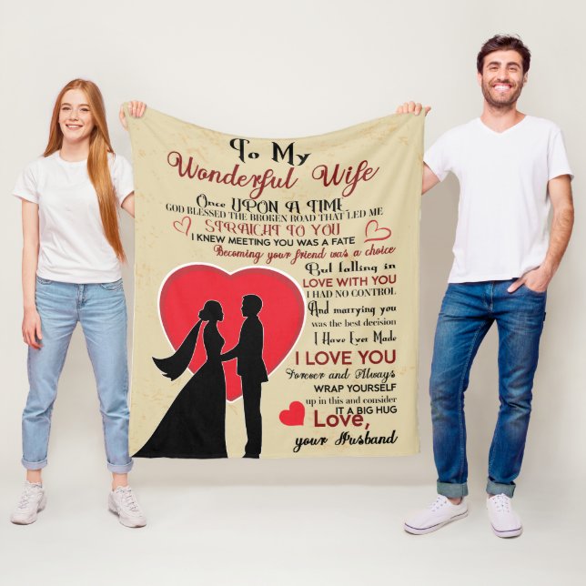 Meine wunderbare Ehefrau Fleece Blanket (Beispiel)