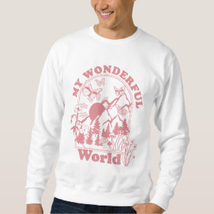 Meine wunderbaren Retro-Blume Sweatshirt