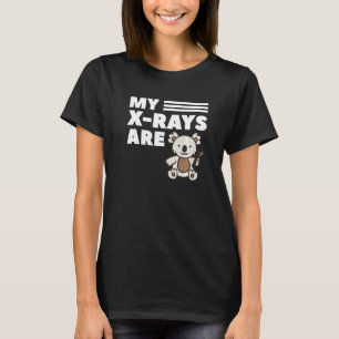 Meine X-Rays sind Kaffee und Koala Radiologie Radi T-Shirt