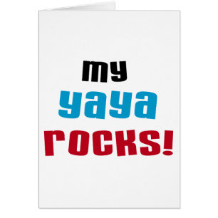 Meine Yaya Rocks T-Shirts und Geschenke