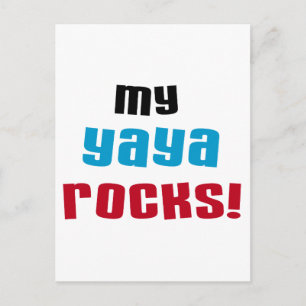Meine Yaya Rocks T-Shirts und Geschenke Postkarte