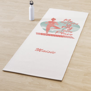 Meine Yoga Mat ist mein glücklicher Ort Personalis Yogamatte