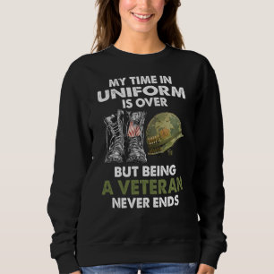Meine Zeit in Uniform ist vorbei, aber ein altgedi Sweatshirt