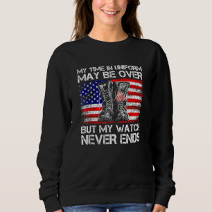 Meine Zeit in Uniform mag vorbei sein, aber meine Sweatshirt