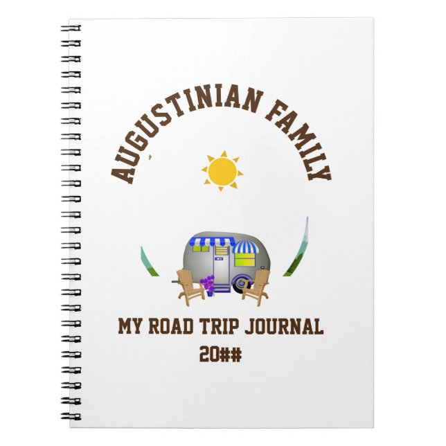 Meine Zeitschrift für Familienfahrten Notizblock (Vorderseite)