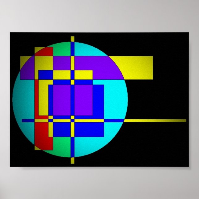 meine zufällige Kunst Poster (Vorne)