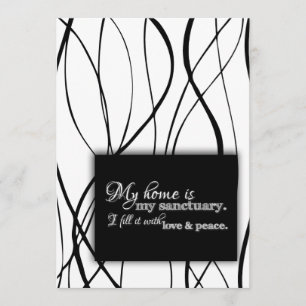 Meine Zuhause ist meine Heiligtümer-Zuhause, die I Einladung