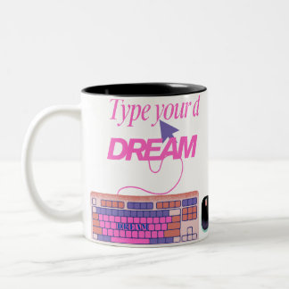 Meine Zukunft eingeben Zweifarbige Tasse