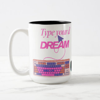 Meine Zukunft eingeben Zweifarbige Tasse
