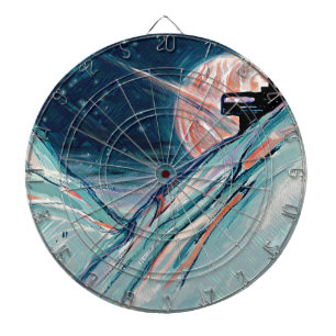 Meine zukünftige Zuhause im Weltraum Dartscheibe