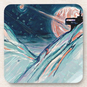 Meine zukünftige Zuhause im Weltraum Getränkeuntersetzer