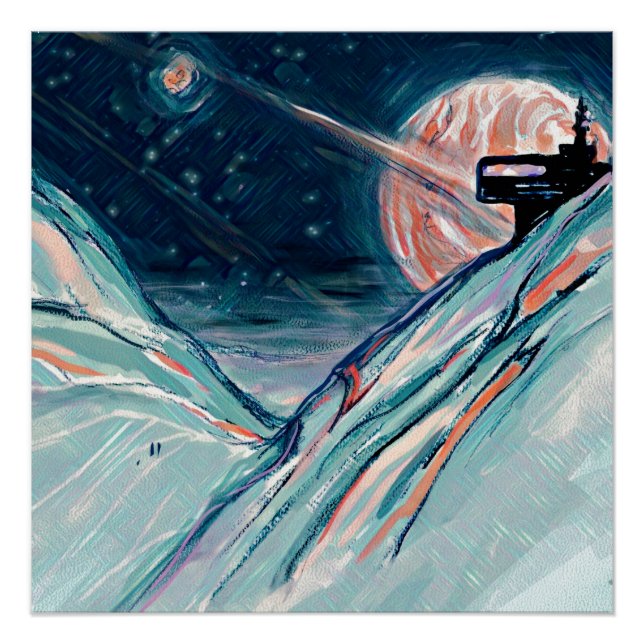 Meine zukünftige Zuhause im Weltraum Poster (Vorderseite)