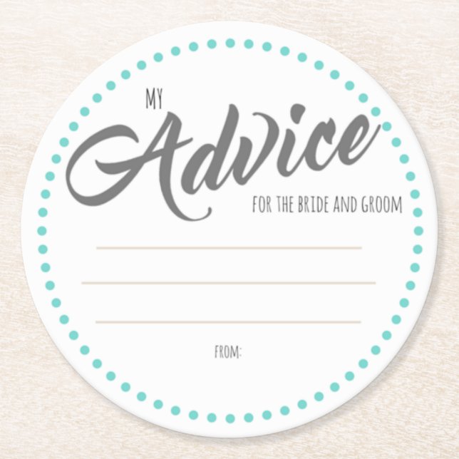 Meine "zwei Cents " Runder Pappuntersetzer (Vorderseite)