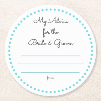 meine "zwei Cents " Runder Pappuntersetzer