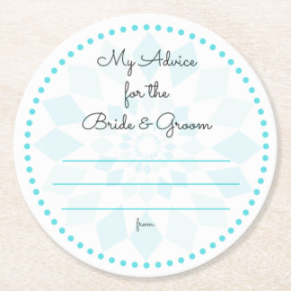 meine "zwei Cents " Runder Pappuntersetzer