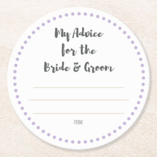 meine "zwei Cents " Runder Pappuntersetzer