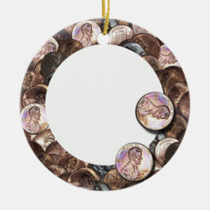Meine zwei Cents wert Keramikornament